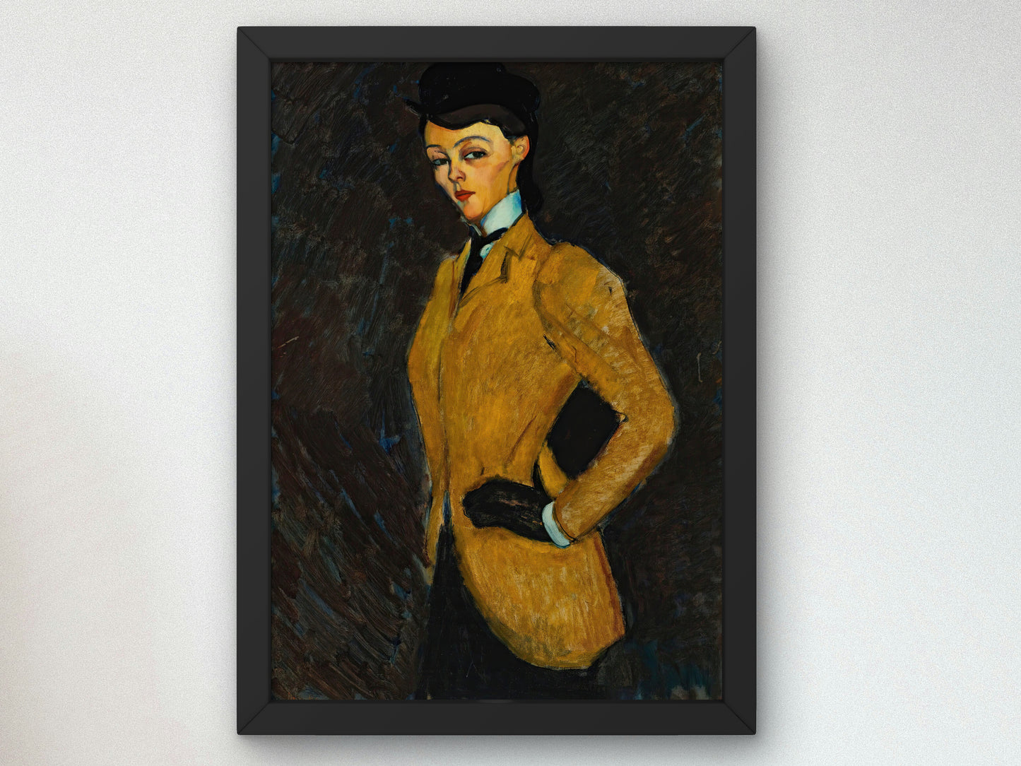 The Amazon by Amedeo Modigliani 1909, Wall Art Print, Fine Art Reproduction, Museum Quality Decor, Poster