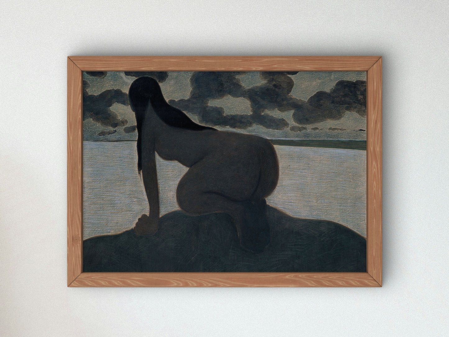 The River by Léon Spilliaert 1913, Wall Art Print, Fine Art Reproduction, Museum Quality Decor, Poster