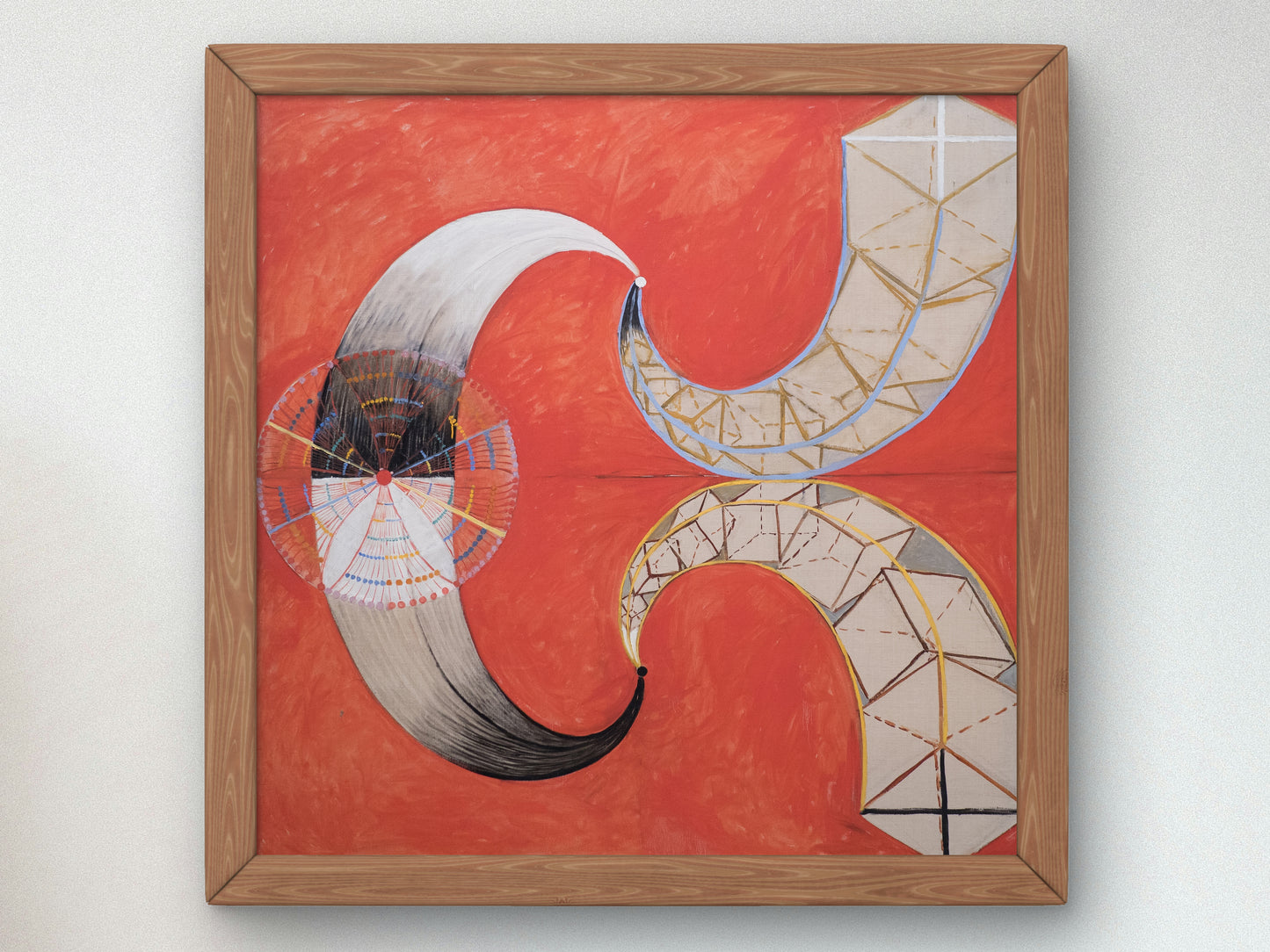 Group IX SUW The Swan No. 9 by Hilma af Klint 1915, Wall Art Print, Fine Art Reproduction, Museum Quality Decor, Poster