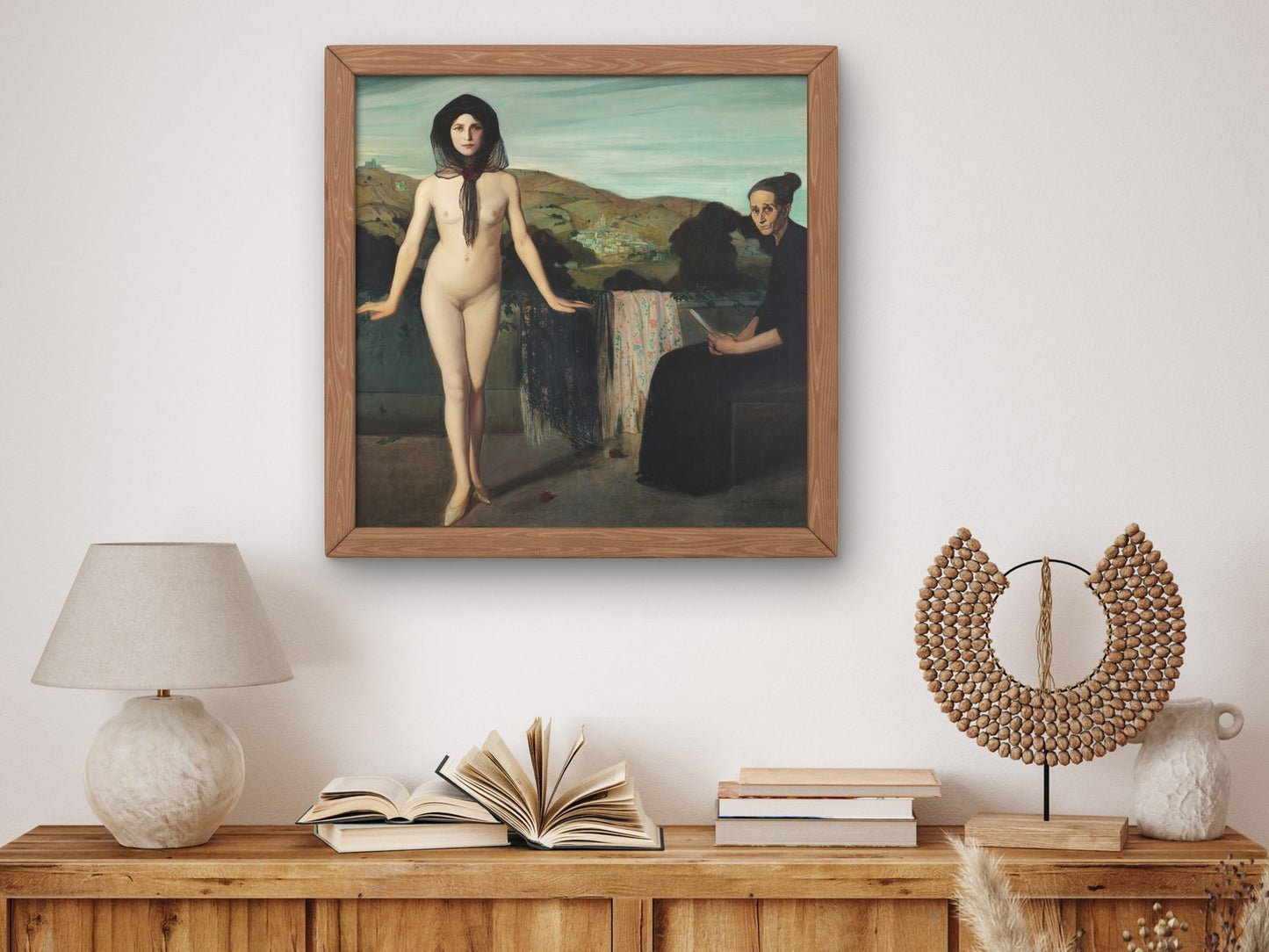 The Naked Dancer by Ángel Zárraga 1907, Wall Art Print, Fine Art Reproduction, Museum Quality Decor, Poster