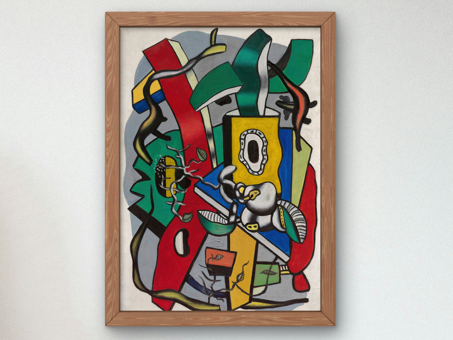 Large Still Life by Fernand Léger 1939, Wall Art Print, Fine Art Reproduction, Museum Quality Decor, Poster