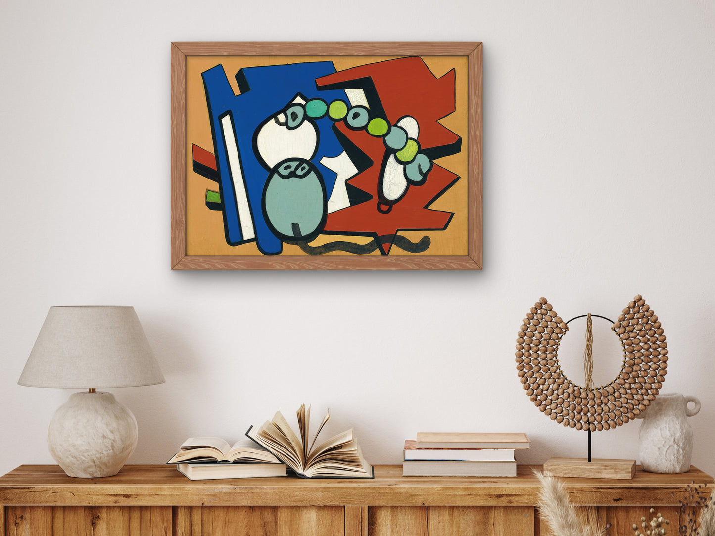 Tricolor Still Life by Fernand Léger 1938, Wall Art Print, Fine Art Reproduction, Museum Quality Decor, Poster