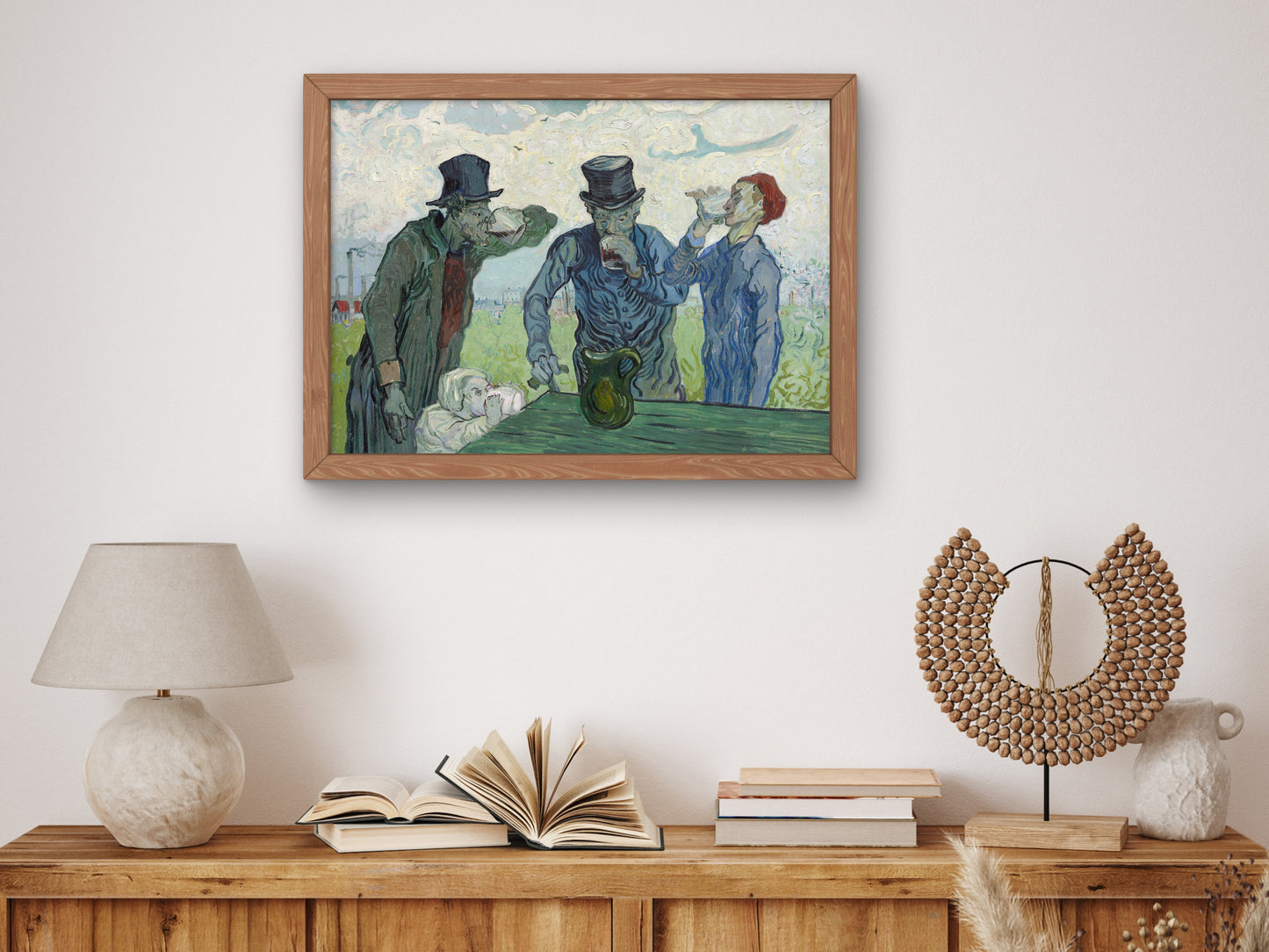 The Drinkers by Vincent van Gogh 1890, Wall Art Print, Fine Art Reproduction, Museum Quality Decor, Poster