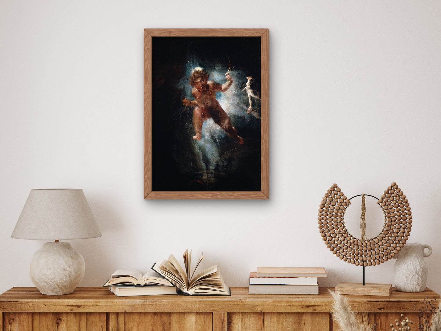 Puck by Henry Fuseli, Wall Art Print, Fine Art Reproduction, Museum Quality Decor, Poster