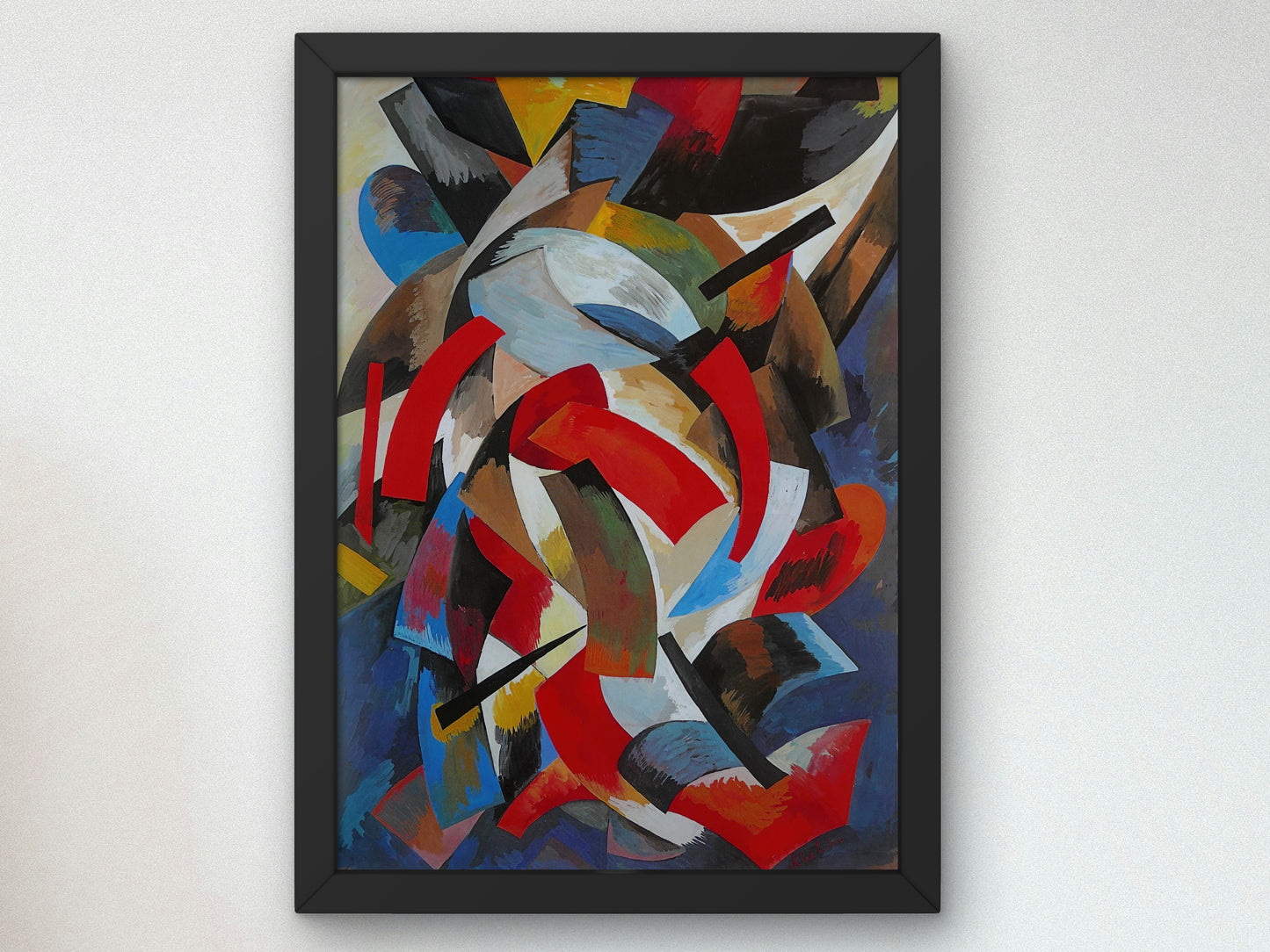 Dynamics of Colors by Alexandra Exter 1916, Wall Art Print, Fine Art Reproduction, Museum Quality Decor, Poster