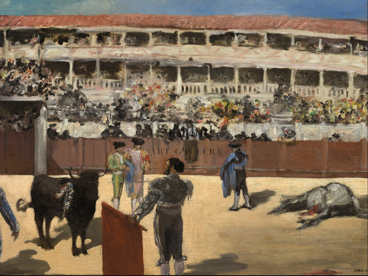 Bullfight by Édouard Manet 1865, Wall Art Print, Fine Art Reproduction, Museum Quality Decor, Poster