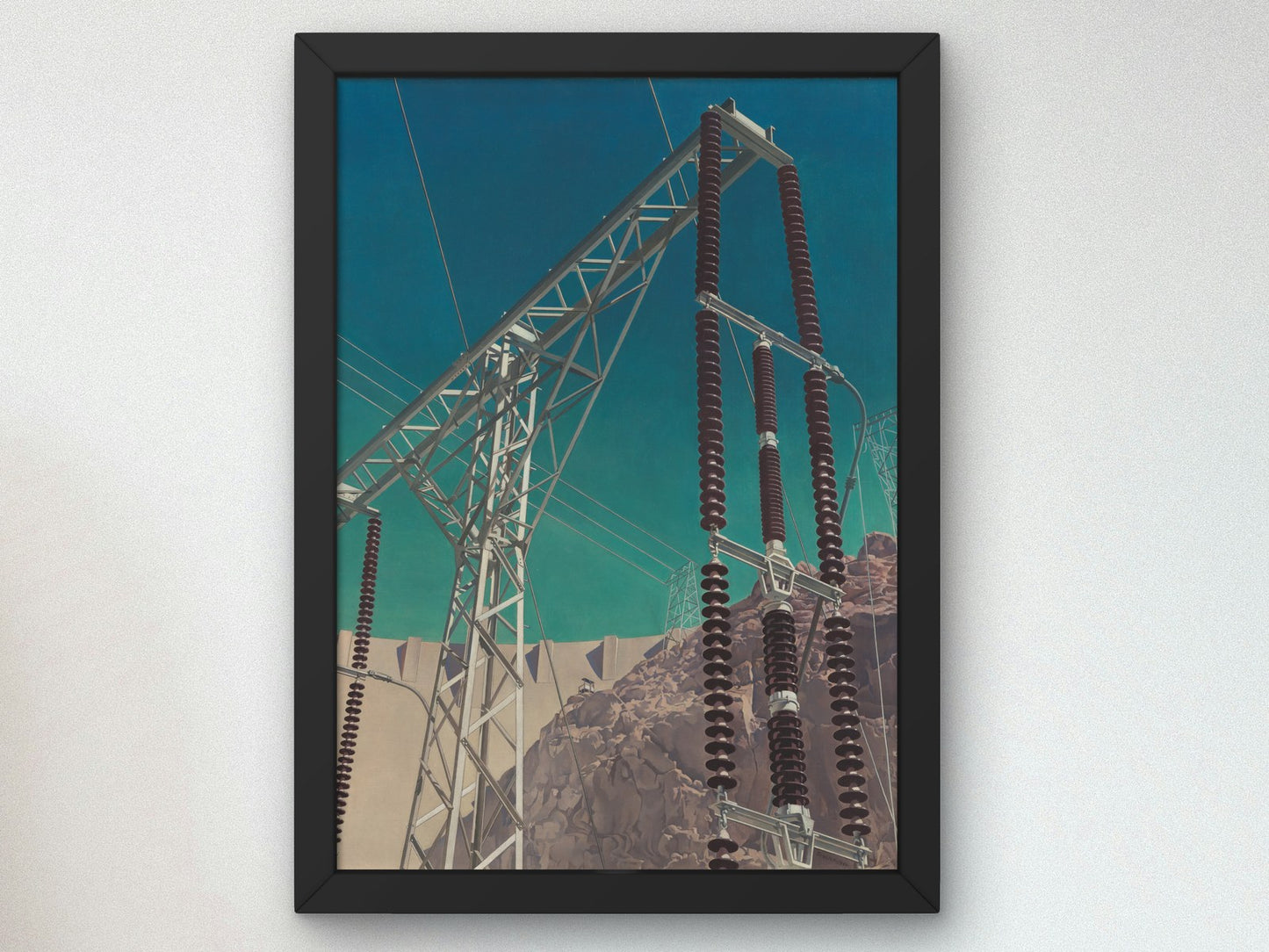 Conversation Sky and Earth by Charles Sheeler 1940, Wall Art Print, Fine Art Reproduction, Museum Quality Decor, Poster