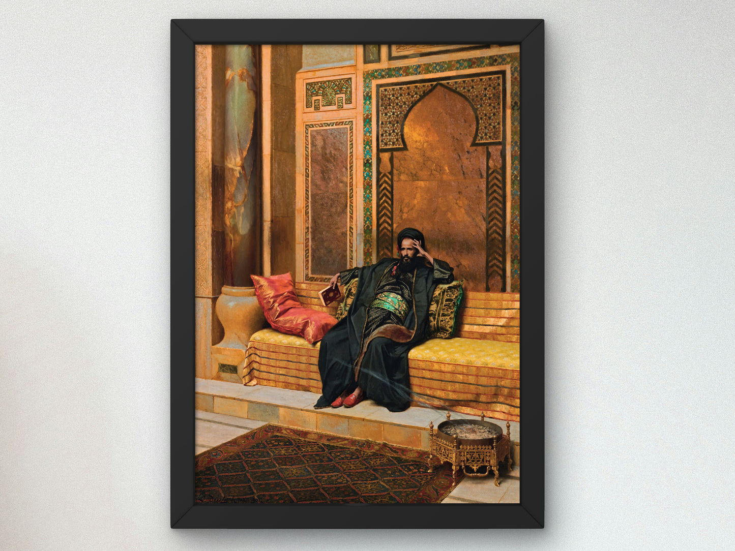 The Scholar by Ludwig Deutsch 1901, Wall Art Print, Fine Art Reproduction, Museum Quality Decor, Poster