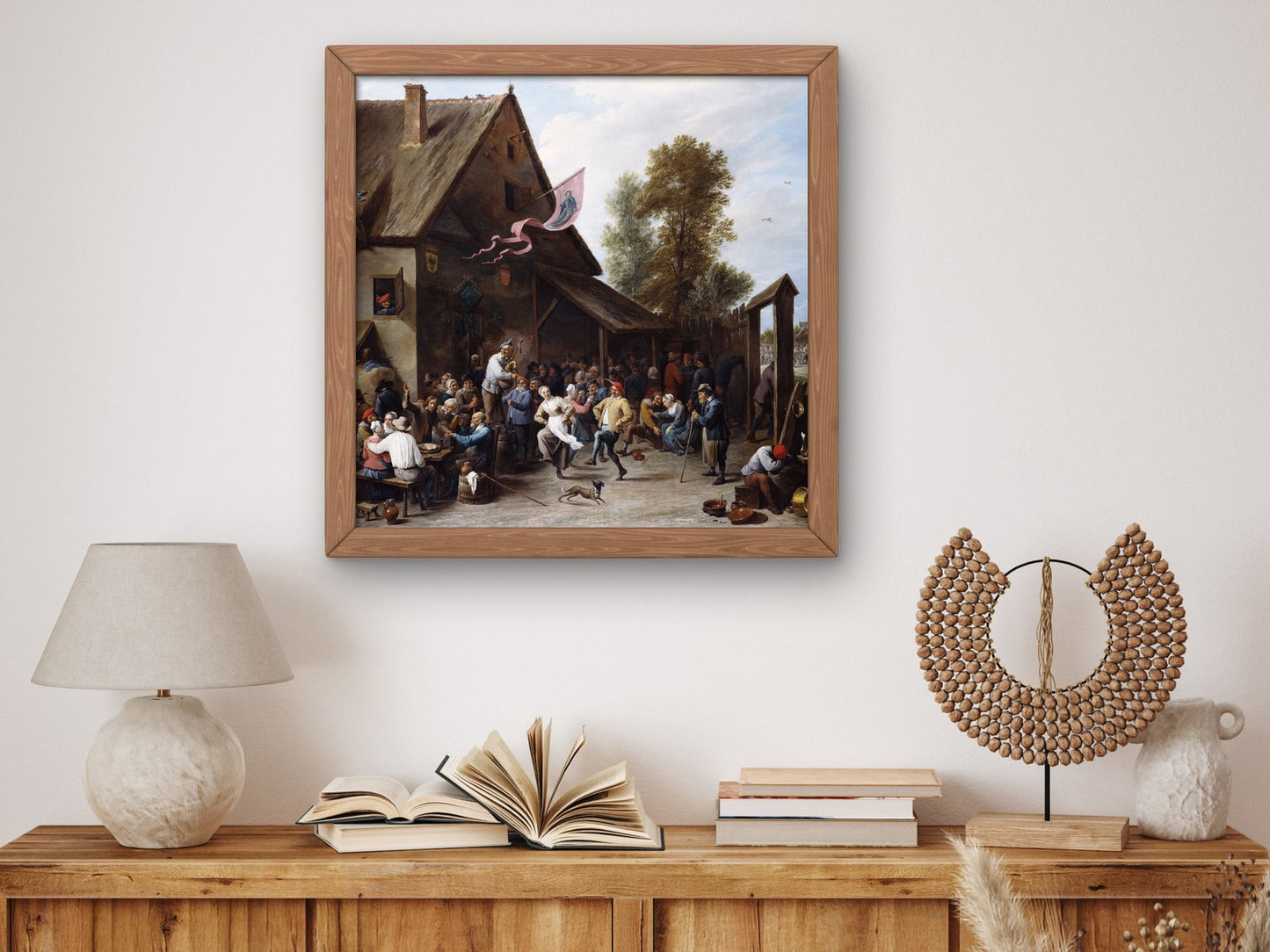 Kermis on St Georges Day by David Teniers the Younger 1665, Wall Art Print, Fine Art Reproduction, Museum Quality Decor, Poster