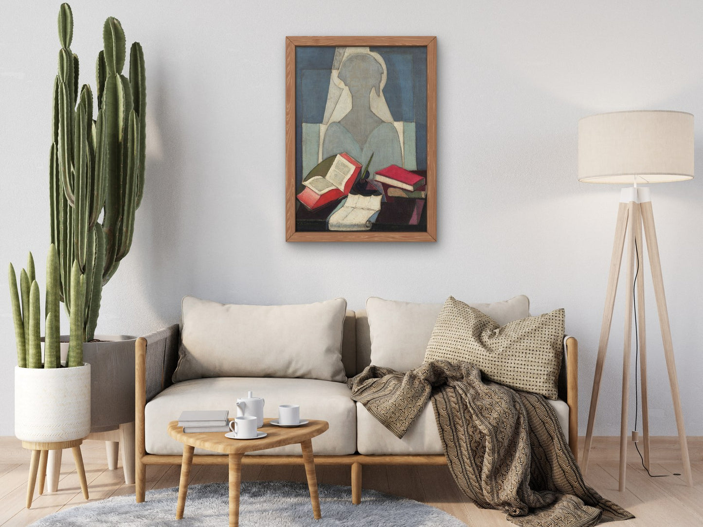 The Poetess by Ángel Zárraga 1917, Wall Art Print, Fine Art Reproduction, Museum Quality Decor, Poster