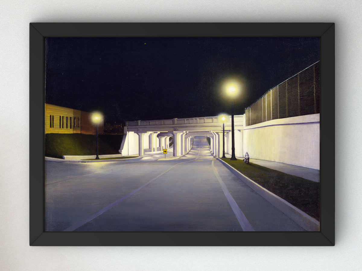 Underpass, New York by Unknown 1933, Wall Art Print, Fine Art Reproduction, Museum Quality Decor, Poster