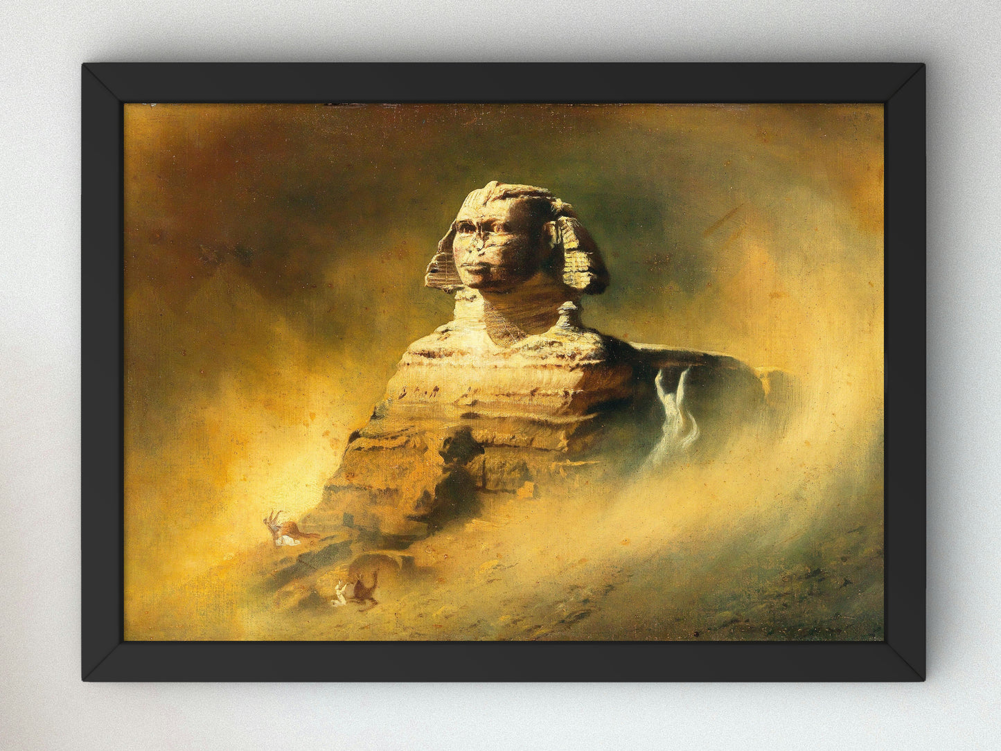 Sphinx by Karl Wilhelm Diefenbach, Wall Art Print, Fine Art Reproduction, Museum Quality Decor, Poster