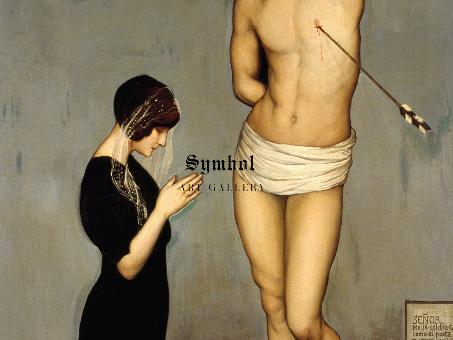Votive Offering by Ángel Zárraga 1912, Wall Art Print, Fine Art Reproduction, Museum Quality Decor, Poster