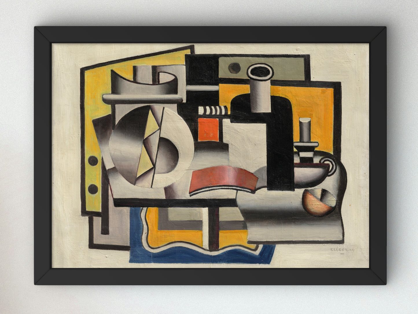 Still Life by Fernand Léger 1924, Wall Art Print, Fine Art Reproduction, Museum Quality Decor, Poster