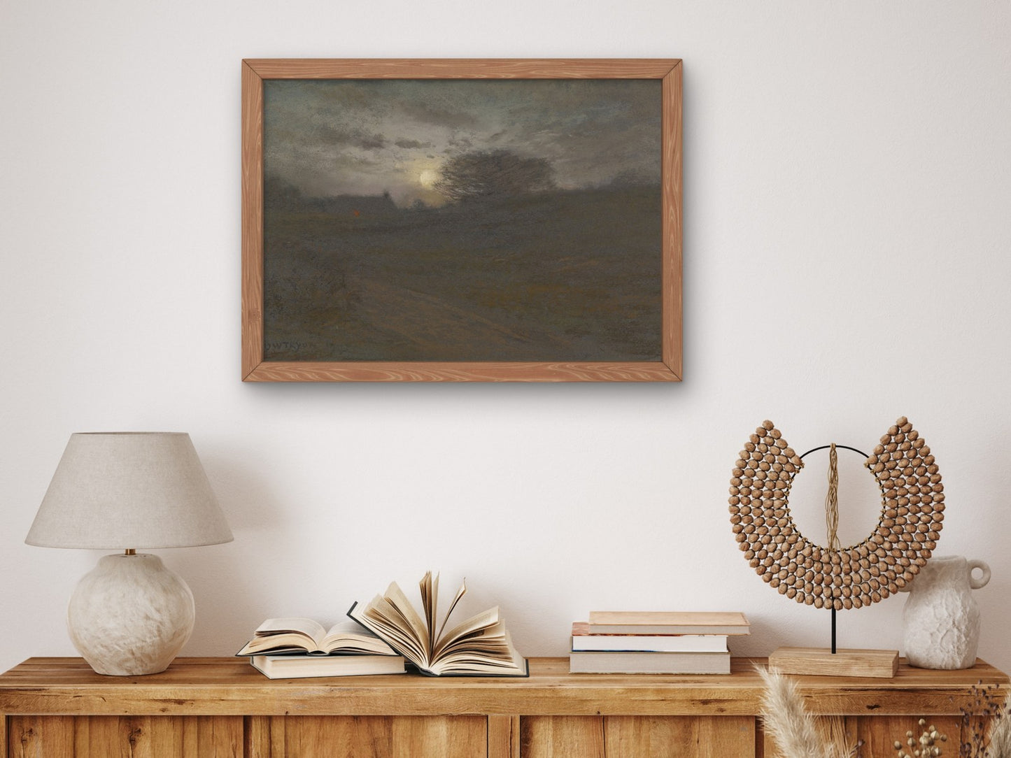 Early Night by Dwight William Tryon 1903, Wall Art Print, Fine Art Reproduction, Museum Quality Decor, Poster