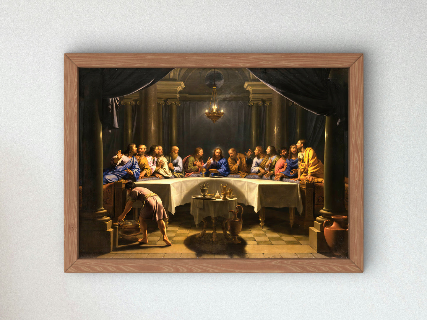 The Last Supper by Jean Baptiste de Champaigne, Wall Art Print, Fine Art Reproduction, Museum Quality Decor, Poster