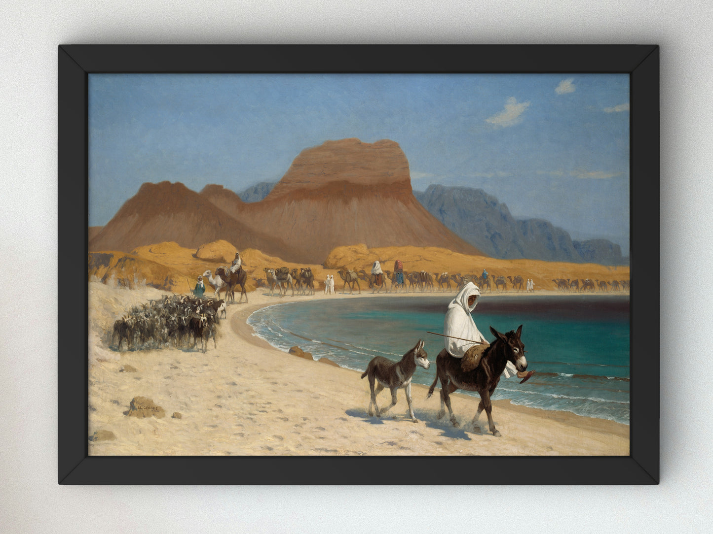 The Gulf of Aqaba by Jean Léon Gérôme 1897, Wall Art Print, Fine Art Reproduction, Museum Quality Decor, Poster