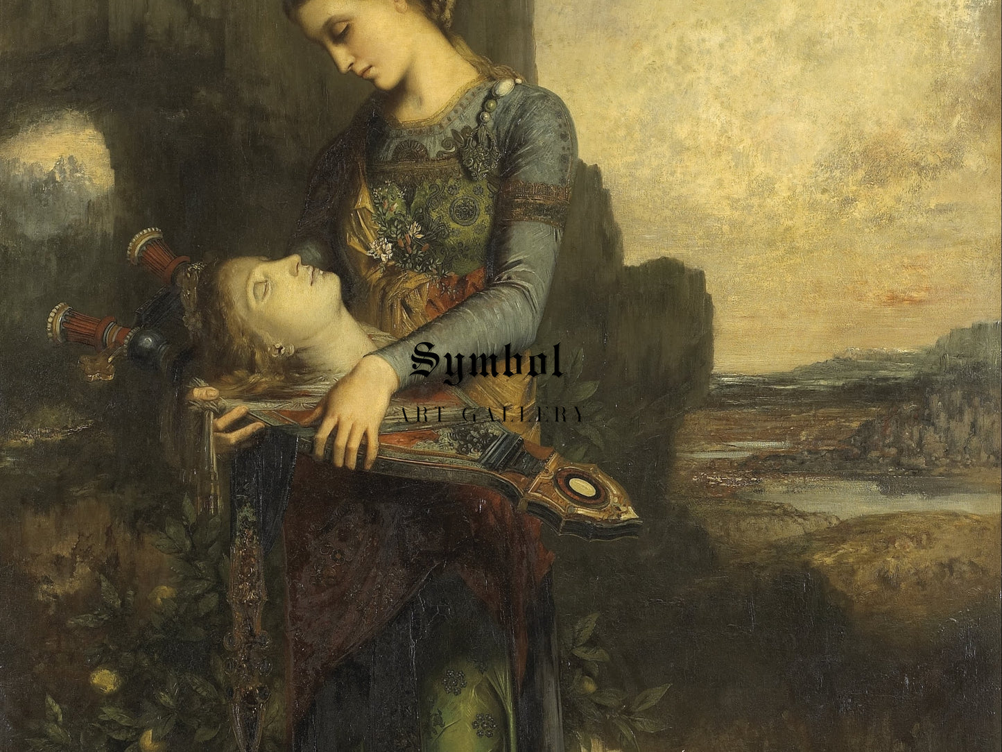 Orpheus by Gustave Moreau 1865, Wall Art Print, Fine Art Reproduction, Museum Quality Decor, Poster