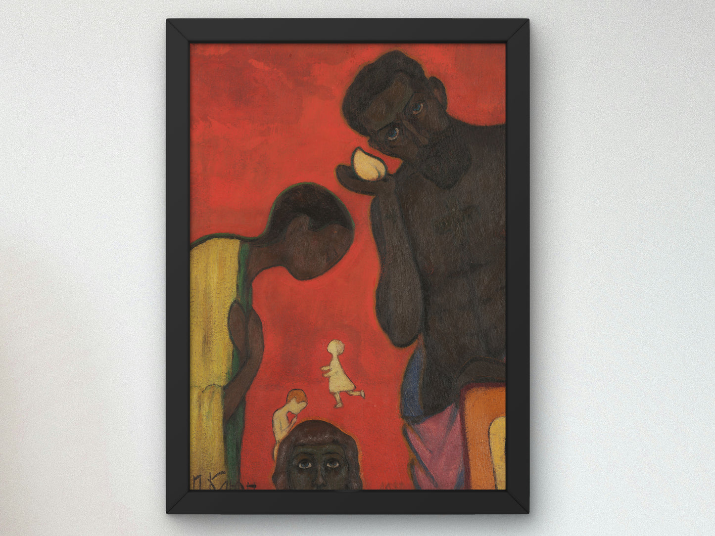 Family by Ivan Klioune 1911, Wall Art Print, Fine Art Reproduction, Museum Quality Decor, Poster