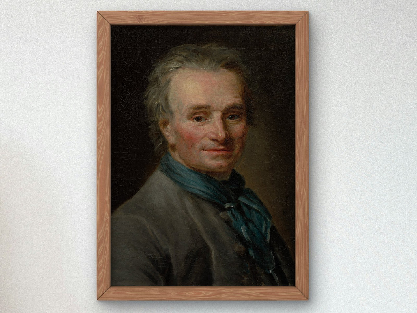 Portrait of Jean Baptiste Lemoyne the Younger by Élisabeth Vigée Le Brun 1774, Wall Art Print, Fine Art Reproduction, Museum Quality Decor