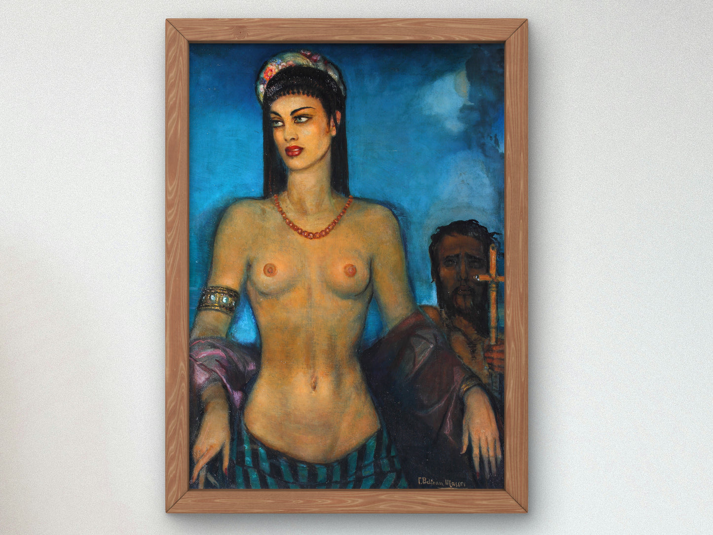 Salome by Federico Beltrán Masses 1932, Wall Art Print, Fine Art Reproduction, Museum Quality Decor, Poster
