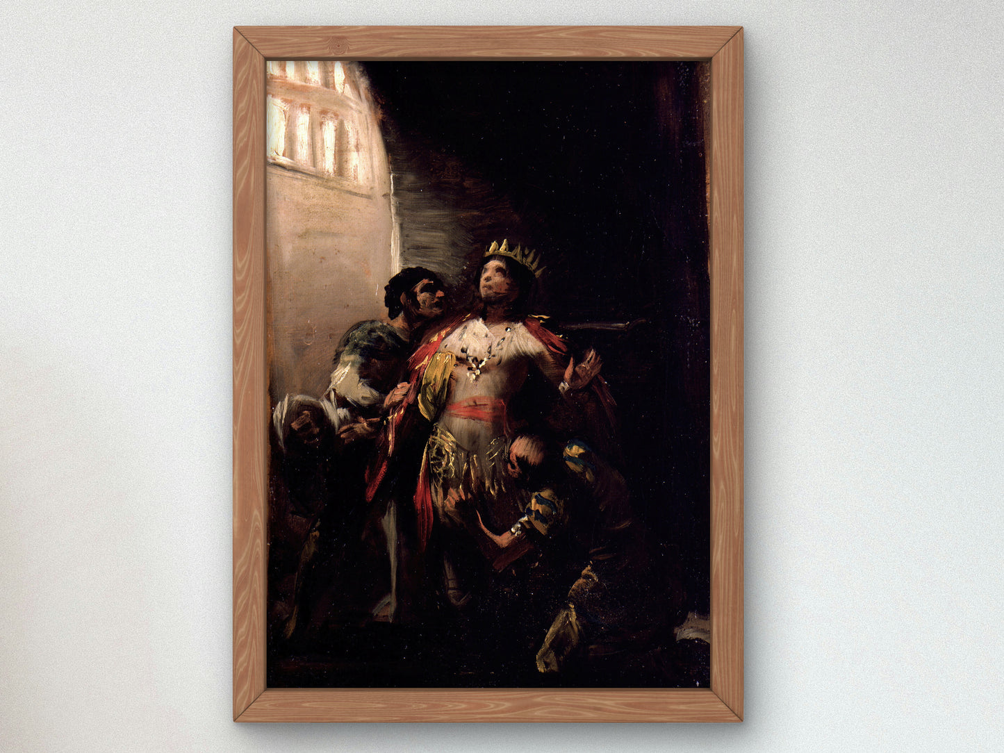 Saint Hermenegild in Prison by Francisco de Goya 1799, Wall Art Print, Fine Art Reproduction, Museum Quality Decor, Poster