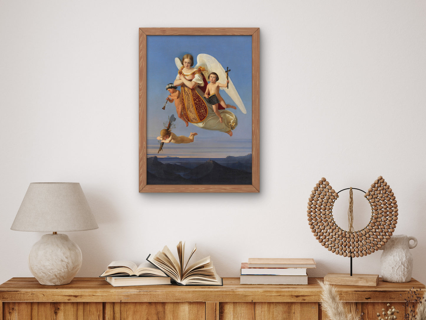 Allegory of Sunday by Ditlev Blunck 1841, Wall Art Print, Fine Art Reproduction, Museum Quality Decor, Poster