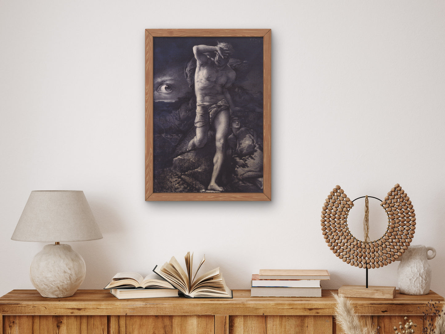 La Conscience by François Chifflart 1885, Wall Art Print, Fine Art Reproduction, Museum Quality Decor, Poster