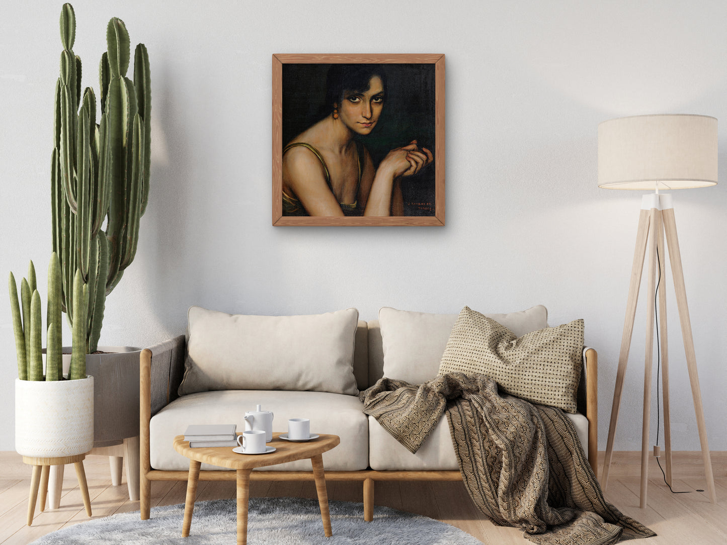 Julita Cerdá by Julio Romero de Torres, Wall Art Print, Fine Art Reproduction, Museum Quality Decor, Poster