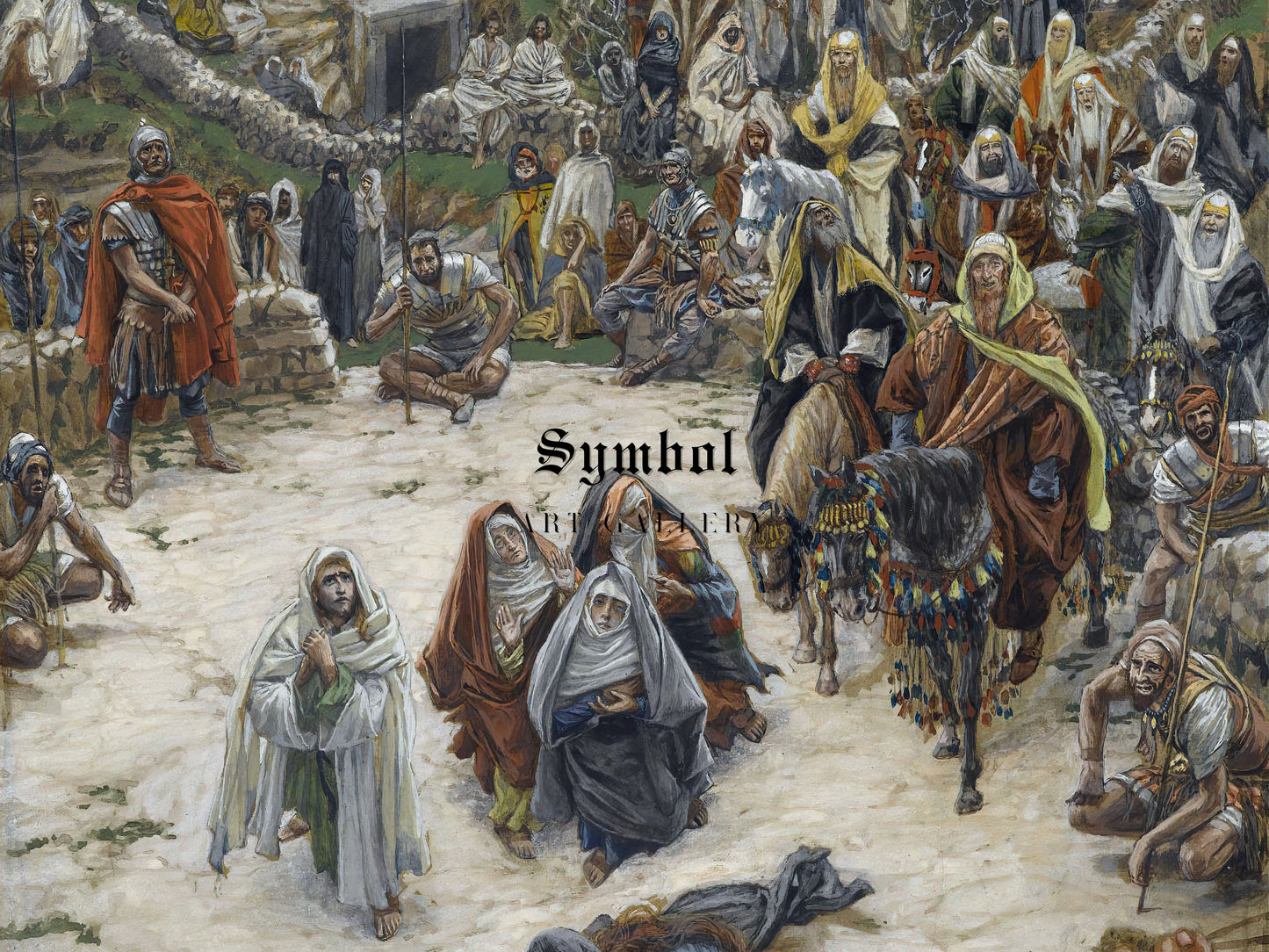 What Our Lord Saw from the Cross by James Tissot 1886, Wall Art Print, Fine Art Reproduction, Museum Quality Decor, Poster