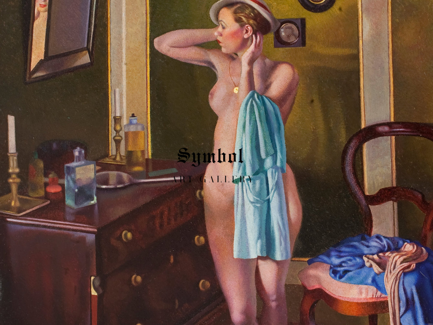 The New Hat by Feliu Elias Apa 1935, Wall Art Print, Fine Art Reproduction, Museum Quality Decor, Poster