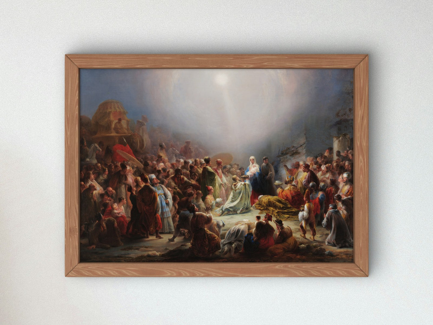 The Adoration of the Magi by Domingos Sequeira 1800, Wall Art Print, Fine Art Reproduction, Museum Quality Decor, Poster