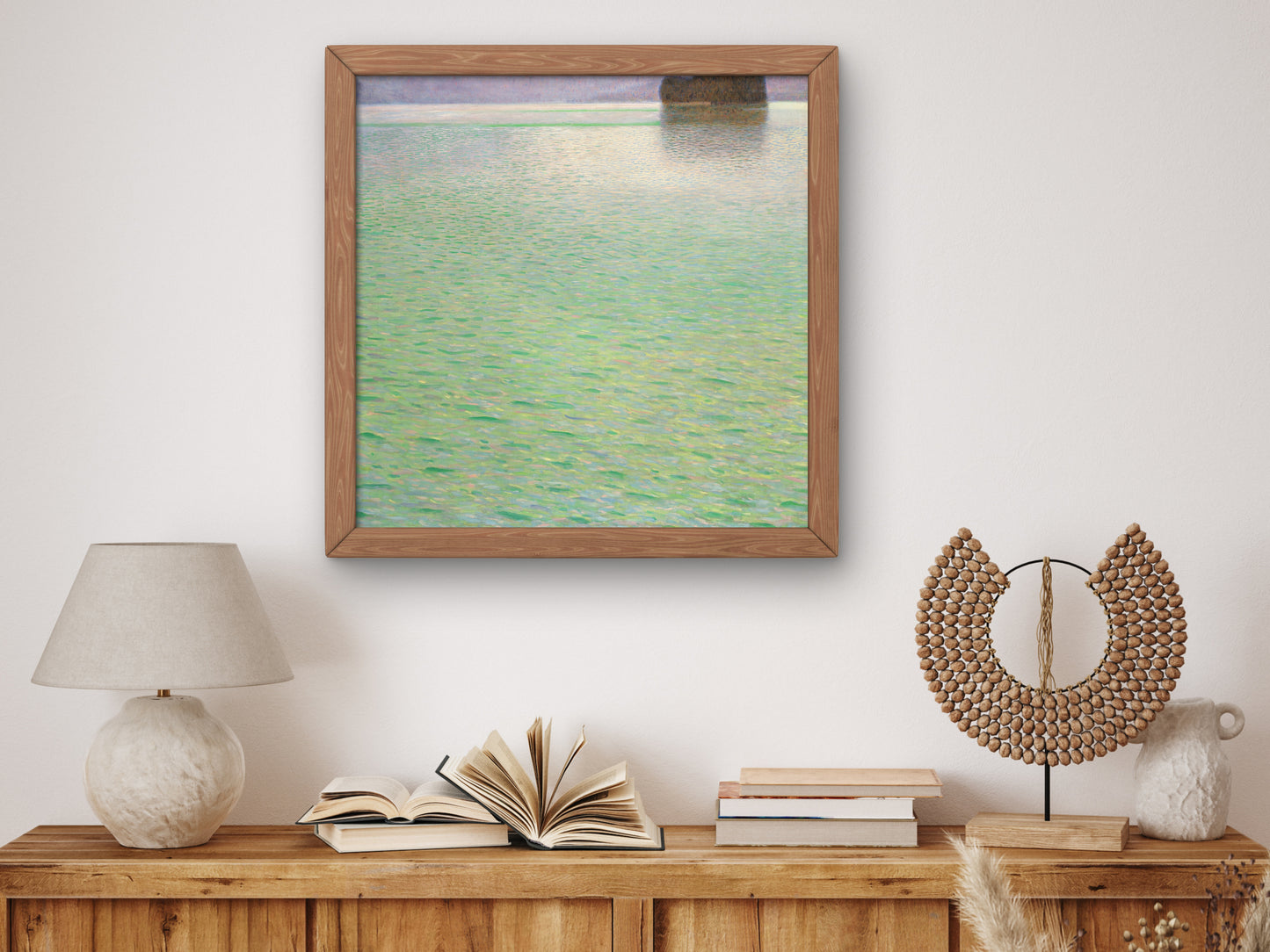 Island in the Attersee by Gustav Klimt, Wall Art Print, Fine Art Reproduction, Museum Quality Decor, Poster