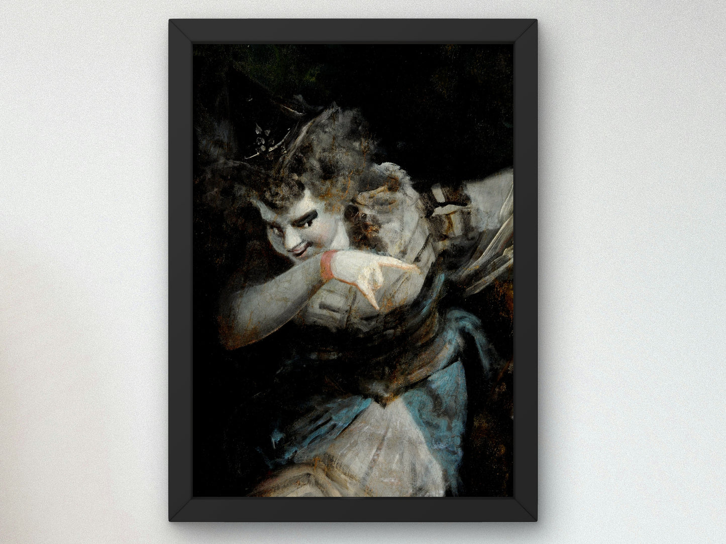 Mistress Page in The Merry Wives of Windsor by Johann Heinrich Füssli, Wall Art Print, Fine Art Reproduction, Museum Quality Decor, Poster