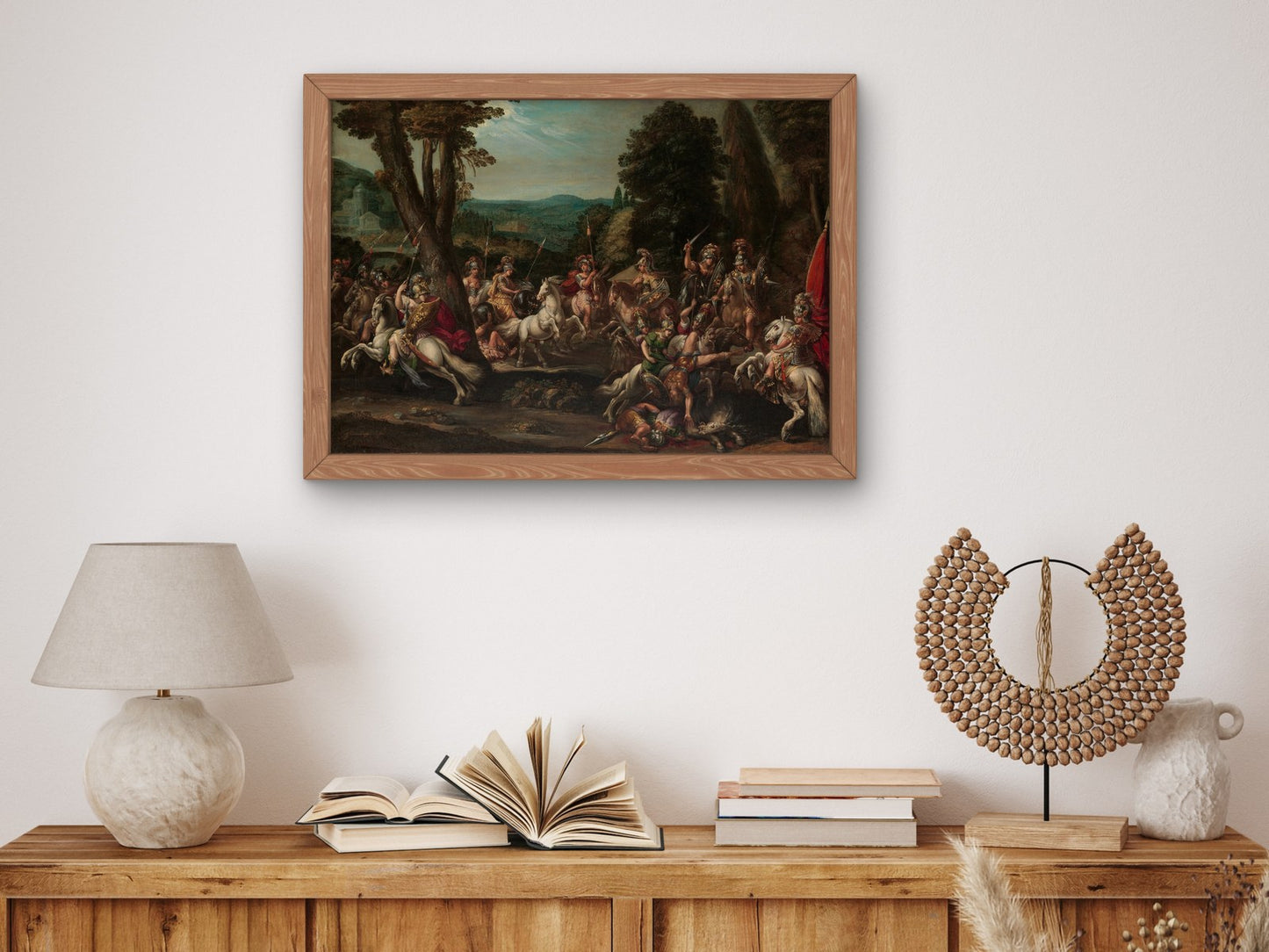 Triumph of the Amazons by Claude Deruet 1620, Wall Art Print, Fine Art Reproduction, Museum Quality Decor, Poster
