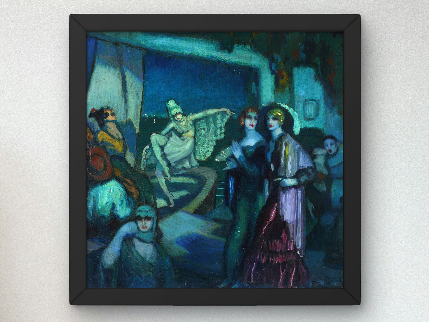 Carnival by Federico Beltrán Masses 1925, Wall Art Print, Fine Art Reproduction, Museum Quality Decor, Poster