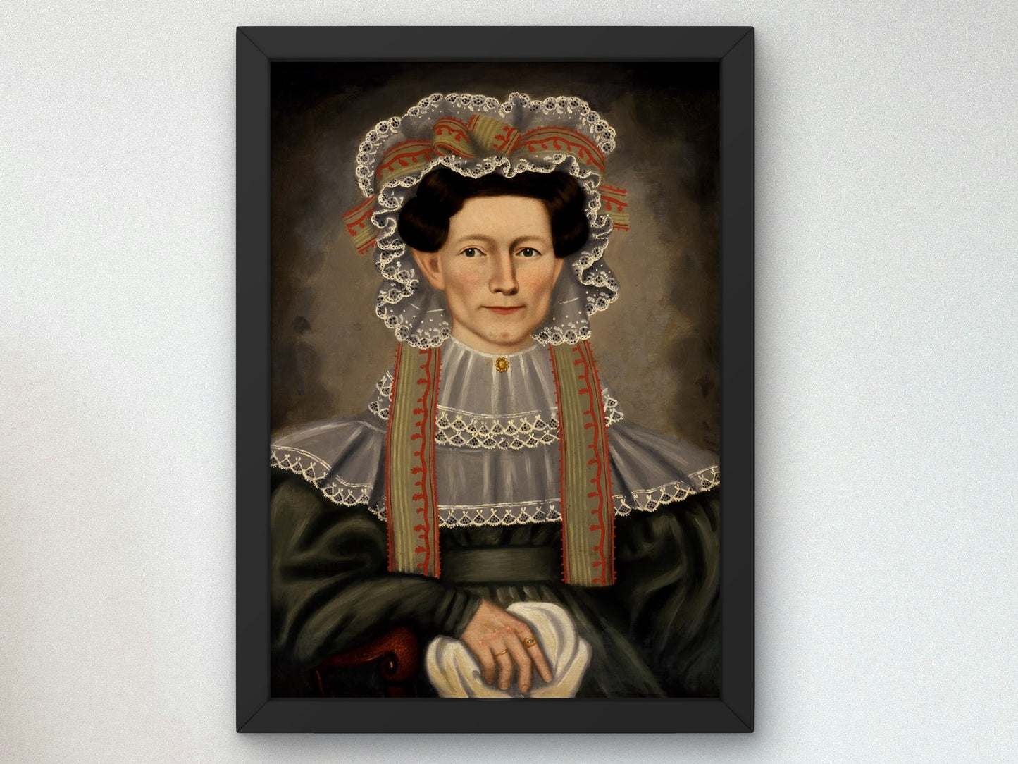 Lady of Squire Williams House by Erastus Salisbury Field 1829, Wall Art Print, Fine Art Reproduction, Museum Quality Decor, Poster