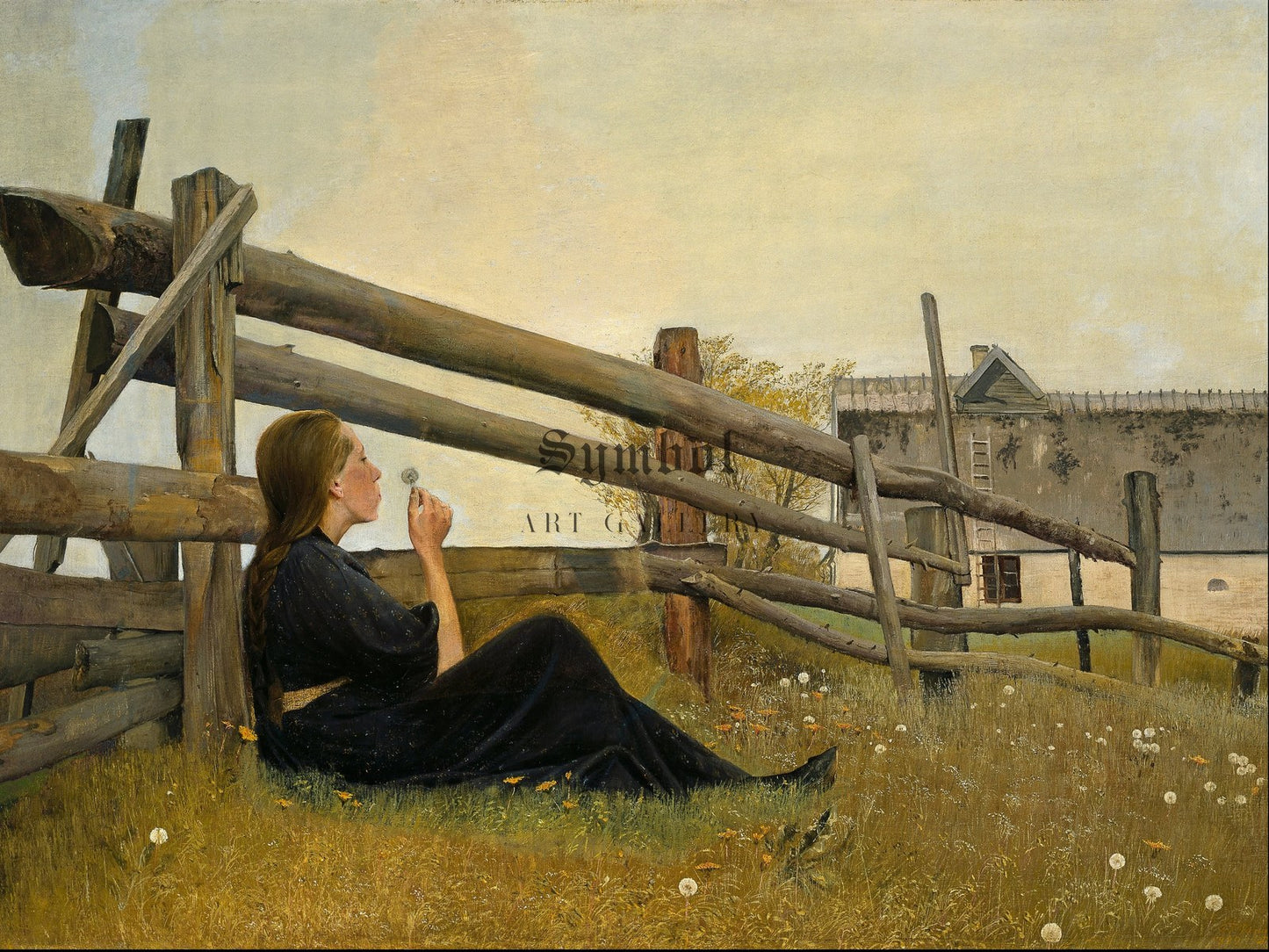 In the Month of June by Laurits Andersen Ring 1899, Wall Art Print, Fine Art Reproduction, Museum Quality Decor, Poster