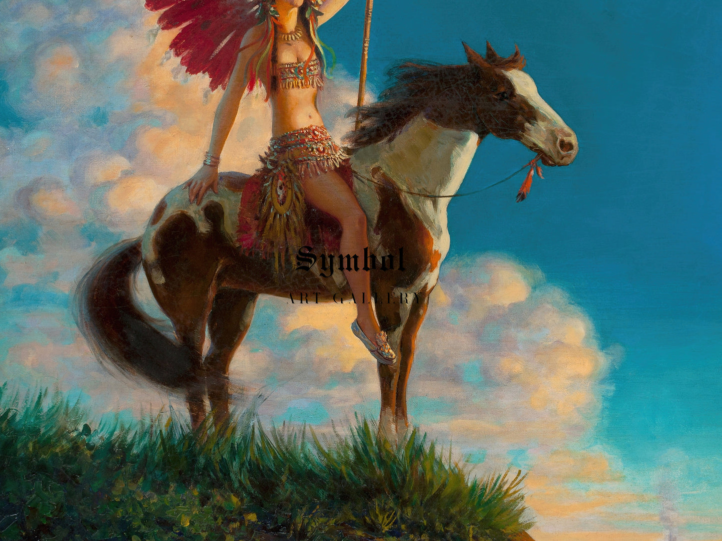 Red Wing by Edward Mason Eggleston 1932, Wall Art Print, Fine Art Reproduction, Museum Quality Decor, Poster
