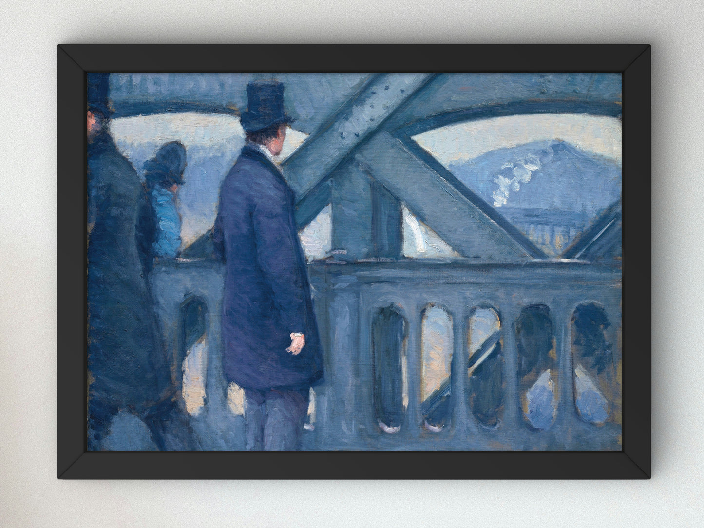 Pont de l'Europe by Gustave Caillebotte 1876, Wall Art Print, Fine Art Reproduction, Museum Quality Decor, Poster