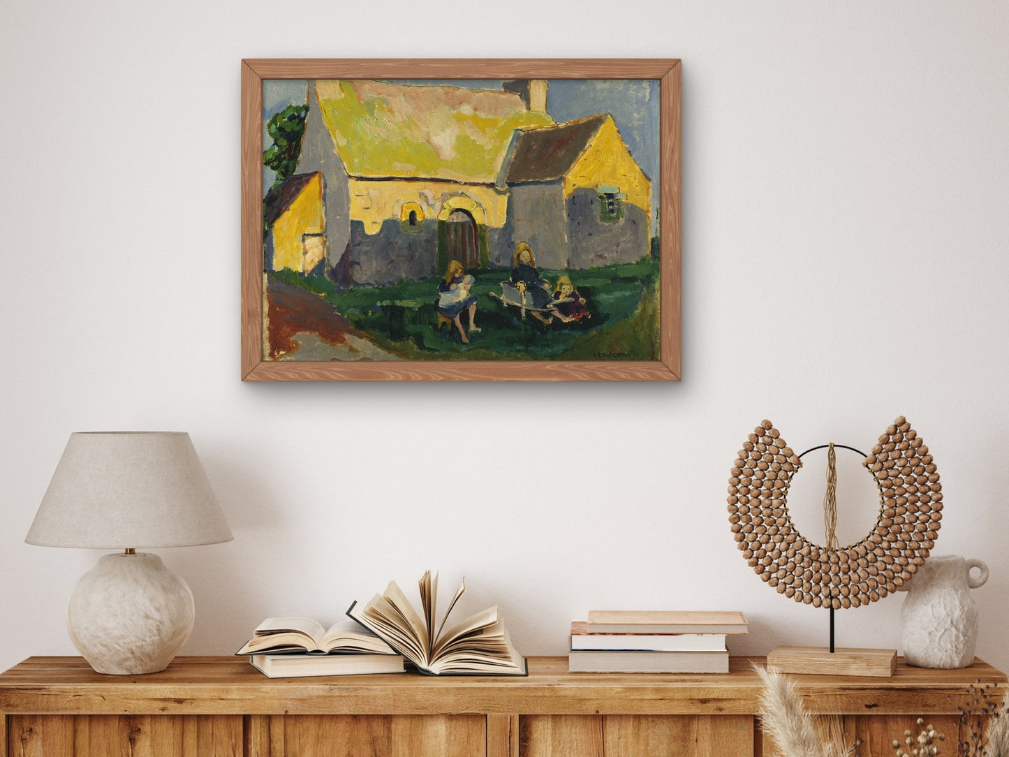 Brittany France by Emily Carr 1911, Wall Art Print, Fine Art Reproduction, Museum Quality Decor, Poster