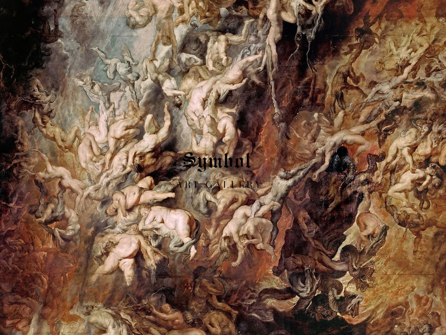 Fall of the Damned by Peter Paul Rubens, Wall Art Print, Fine Art Reproduction, Museum Quality Decor, Poster
