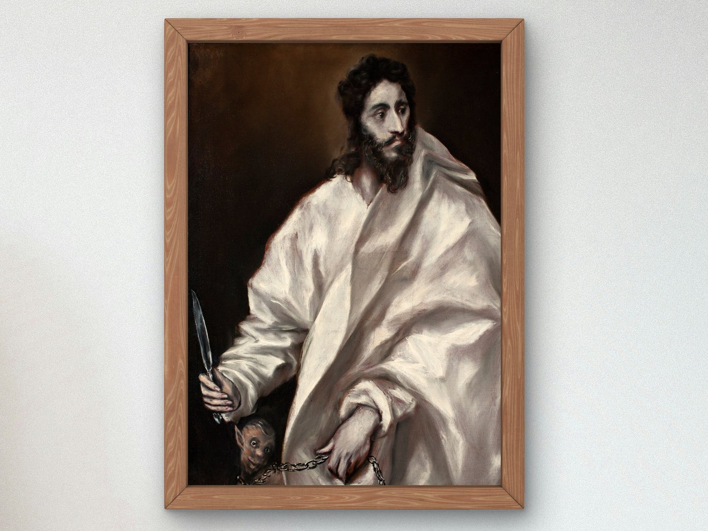 Saint Bartholomew by El Greco 1610, Wall Art Print, Fine Art Reproduction, Museum Quality Decor, Poster