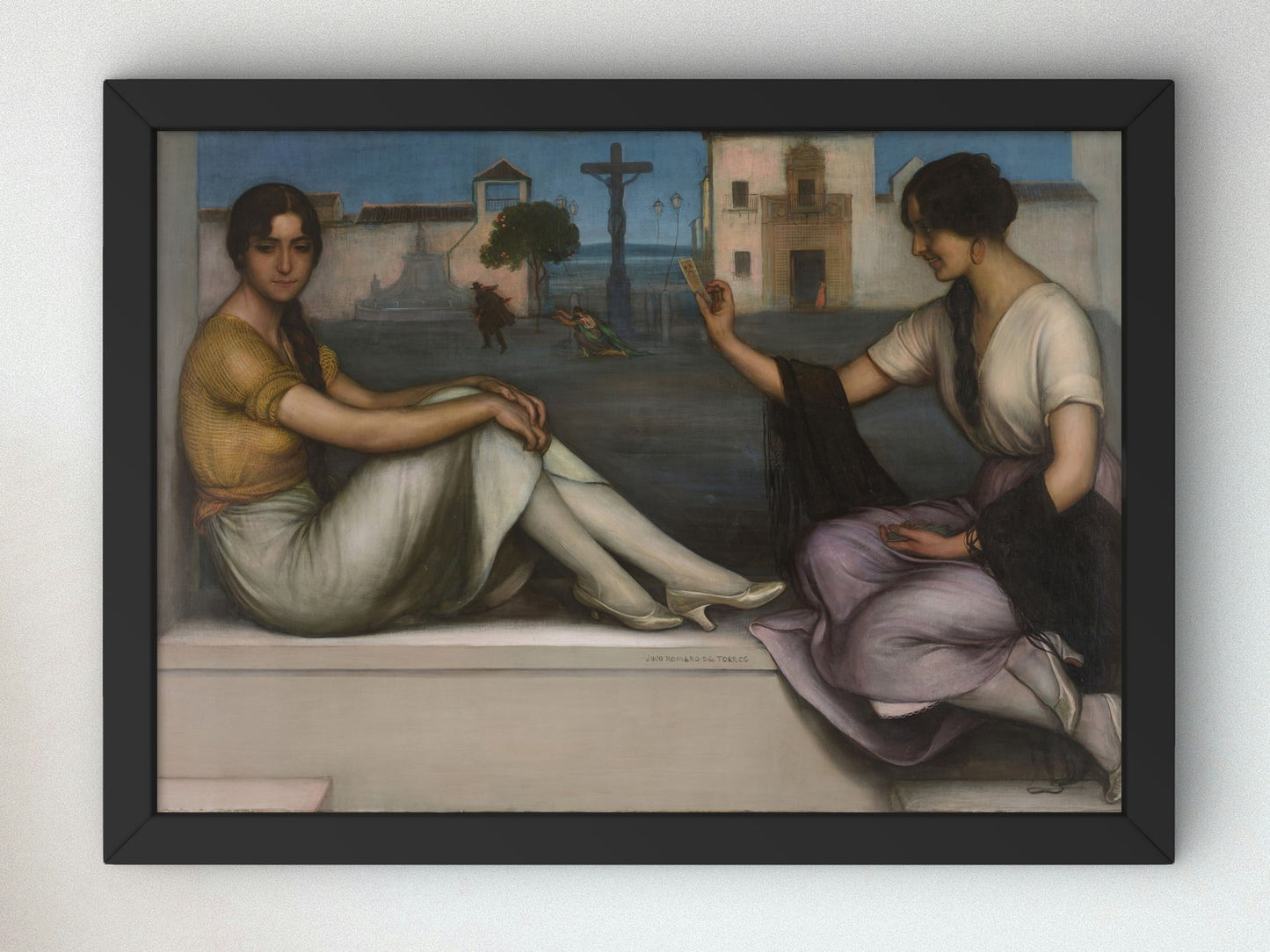 The Fortune Telling by Julio Romero de Torres 1922, Wall Art Print, Fine Art Reproduction, Museum Quality Decor, Poster
