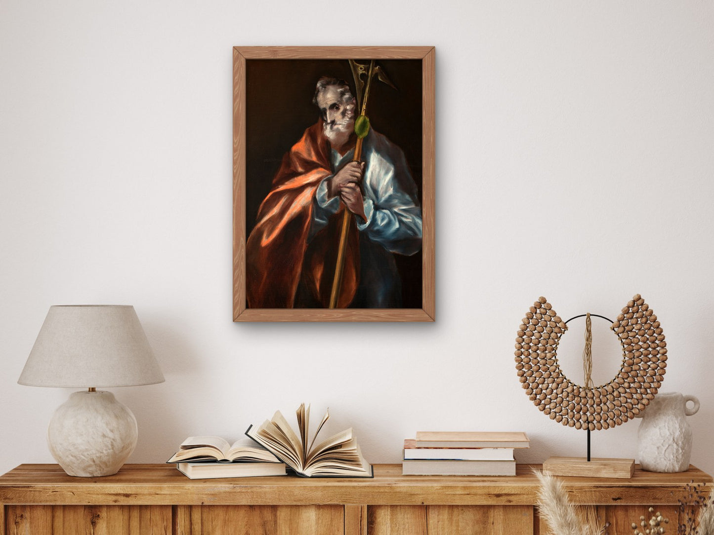 Saint Jude Thaddeus by El Greco 1610, Wall Art Print, Fine Art Reproduction, Museum Quality Decor, Poster