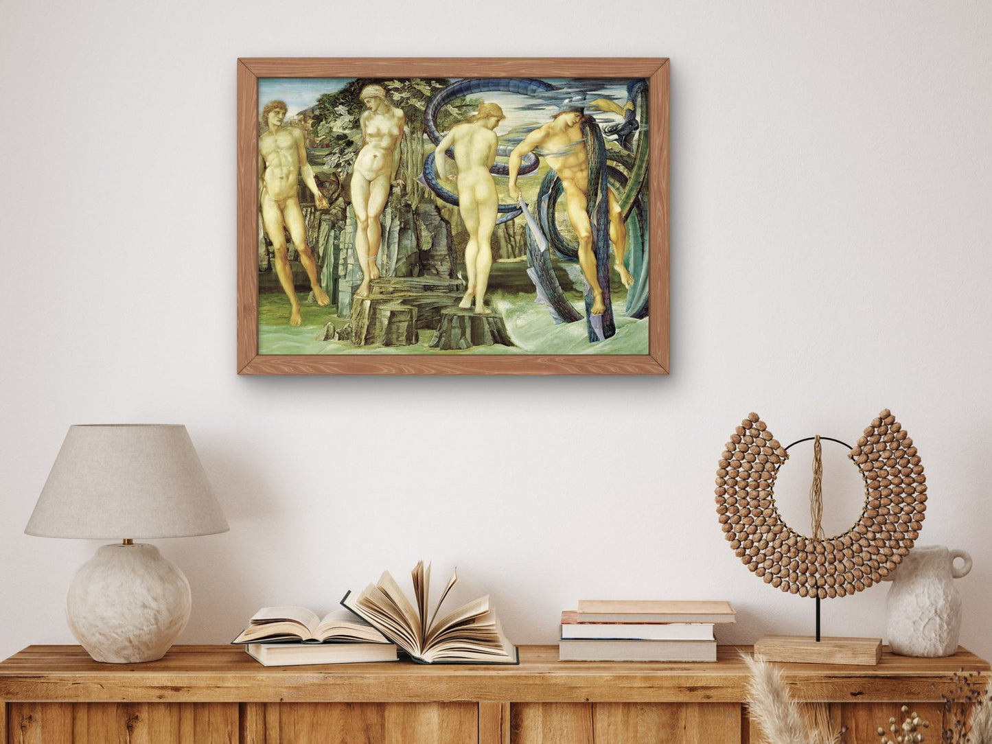 Perseus and Andromeda by Edward Burne Jones 1876, Wall Art Print, Fine Art Reproduction, Museum Quality Decor, Poster