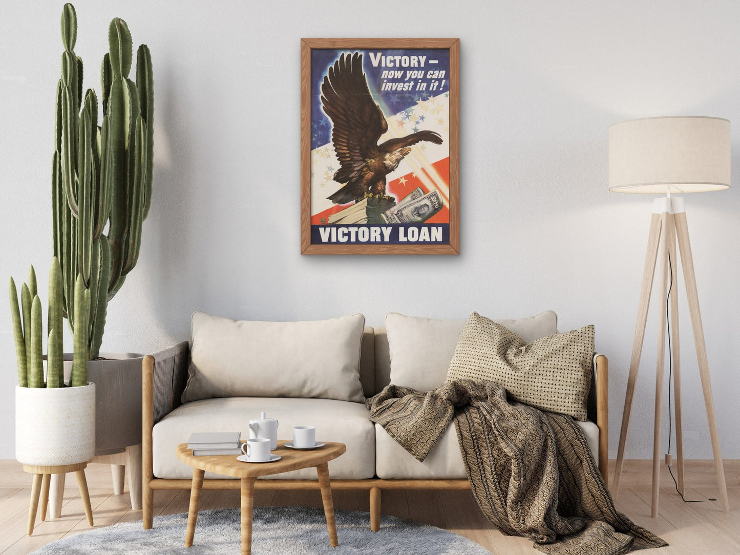 Victory now you can invest in it Victory Loan by Dean Cornwell 1945, Wall Art Print, Fine Art Reproduction, Museum Quality Decor, Poster