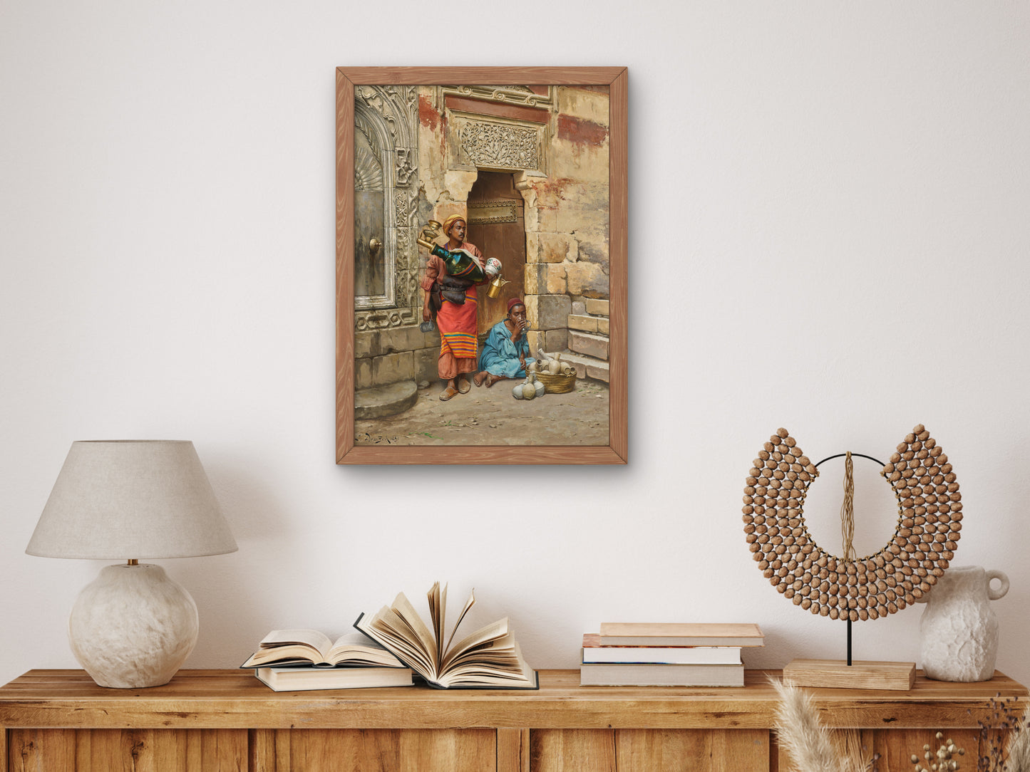 The Water Seller by Ludwig Deutsch 1891, Wall Art Print, Fine Art Reproduction, Museum Quality Decor, Poster