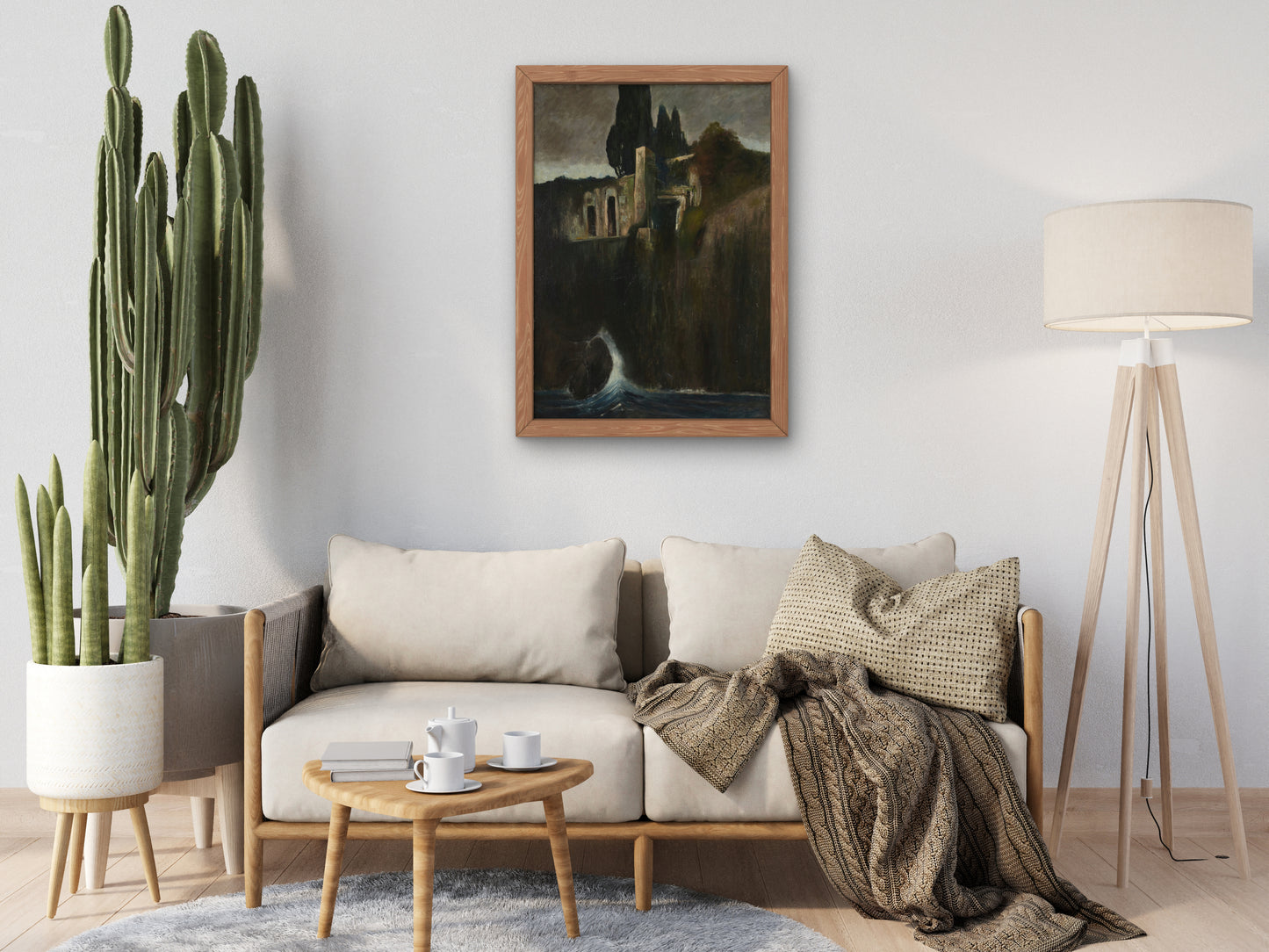Ruins by Arnold Böcklin, Wall Art Print, Fine Art Reproduction, Museum Quality Decor, Poster