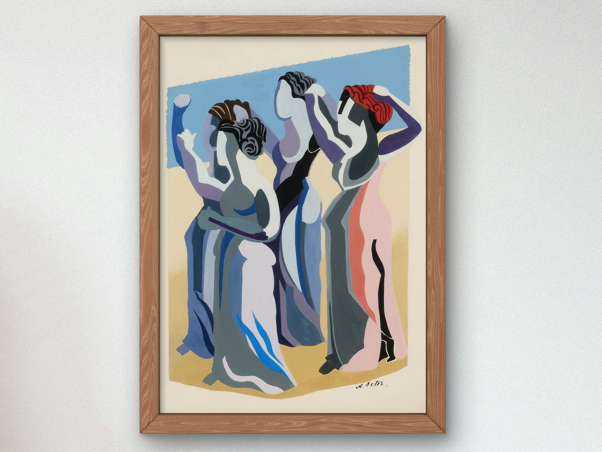 Operetta by Alexandra Exter 1930, Wall Art Print, Fine Art Reproduction, Museum Quality Decor, Poster